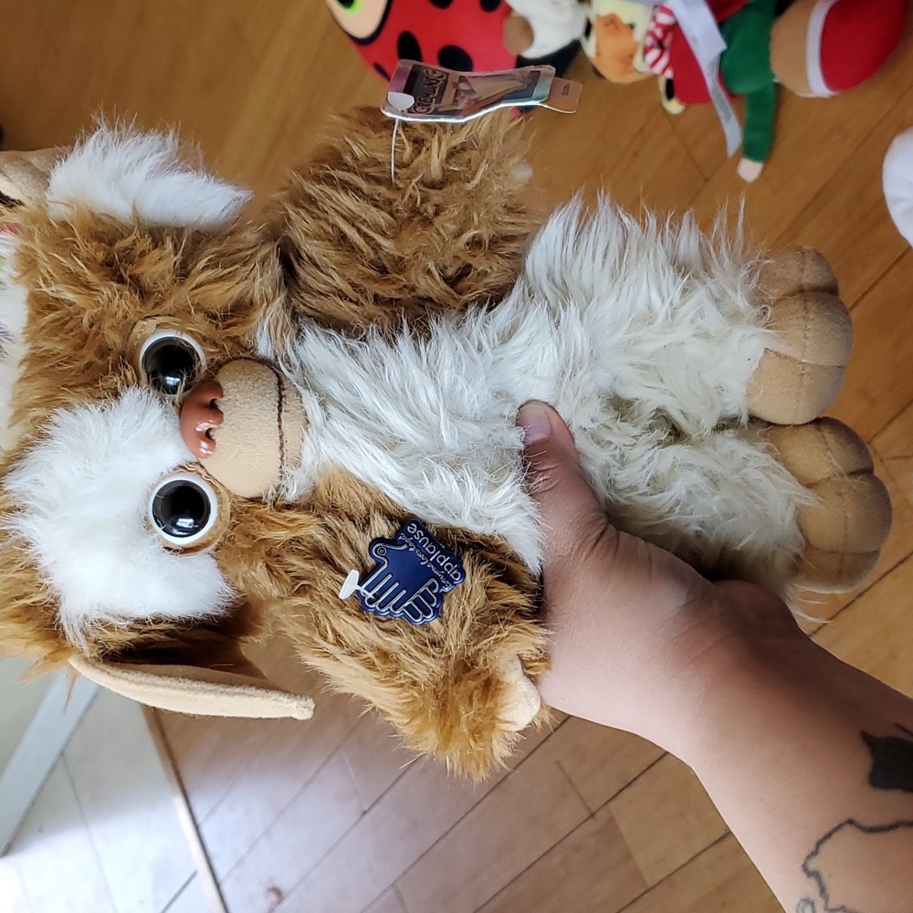 Vintage Gizmo Gremlins Plush Animal 1984 Mogwai with Manufacture Swing Tag